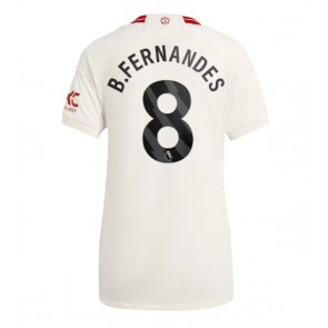 Manchester United Bruno Fernandes #8 Rezervni Dres za Ženska 2023-24 Kratak Rukavima